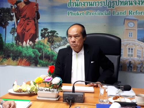 ผู้ตรวจราชการ ส.ป.ก. ตรวจราชการและติดตามงานตามแผนงาน โครงการ และภารกิจตามนโยบายยุทธศาสตร์ของ ส.ป.ก. ประจำปีงบประมาณ พ.ศ. ๒๕๖๒ รอบที่ ๒ ณ ส.ป.ก.พังงา และ ส.ป.ก.ภูเก็ต