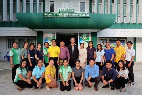 หัวหน้าผู้ตรวจราชการกรม และคณะ ลงพื้นที่ตรวจราชการ ณ ส.ป.ก.ร้อยเอ็ด