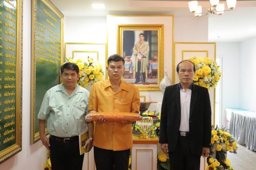 ส.ป.ก. รับผ้าพระกฐินและเครื่องพระกฐินพระราชทาน ประจำปีพุทธศักราช ๒๕๖๒