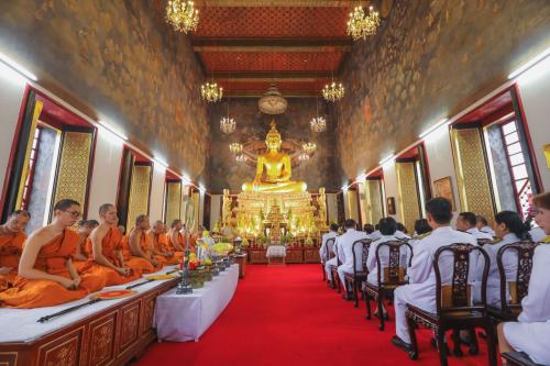 ส.ป.ก. ร่วมพิธีถวายผ้าพระกฐินพระราชทานของกระทรวงเกษตรและสหกรณ์ ประจำปี ๒๕๖๒