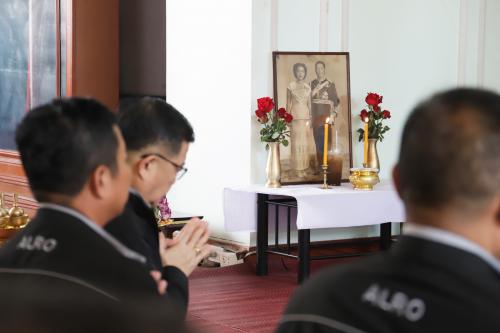 ส.ป.ก. ทำบุญเลี้ยงพระเพื่ออุทิศส่วนกุศลเนื่องในวันครบรอบอสัญกรรมท่านจอมพลสฤษดิ์ ธนะรัชต์