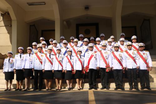 ส.ป.ก. ร่วมรับเสด็จพระราชดำเนินเลียบพระนครโดยขบวนพยุหยาตราทางชลมารค เนื่องในพระราชพิธีบรมราชาภิเษก พุทธศักราช ๒๕๖๒