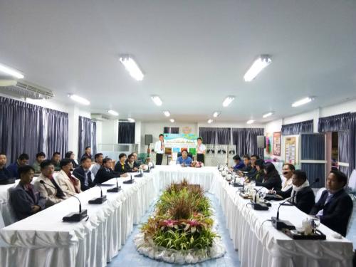 ผู้ตรวจราชการ ส.ป.ก. ร่วมประชุมขับเคลื่อนนโยบายเศรษฐกิจการปฏิรูปเกษตรในยุค ๔.๐ แก่เกษตรกรในเขตปฎิรูปที่ดิน จังหวัดพะเยา