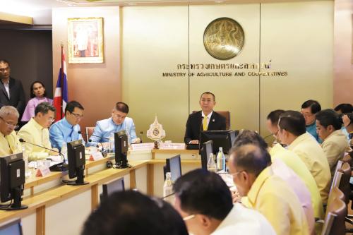 รมว.กษ. แถลงนโยบายแนวทางปฏิบัติงานปี ๒๕๖๓ ของกระทรวงเกษตรและสหกรณ์