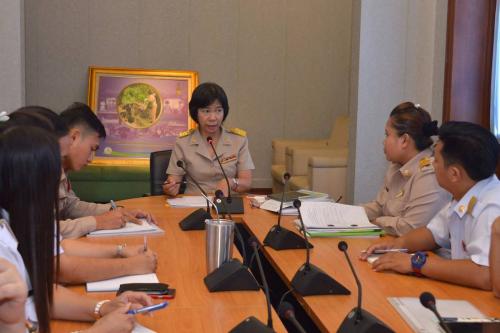 กลุ่มตรวจและประสานราชการ จัดประชุมเรื่อง การจัดทำคู่มือการตรวจราชการ ส.ป.ก