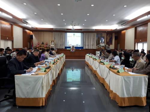 ส.ป.ก. ร่วมประชุมส่วนราชการในสังกัดกระทรวงเกษตรและสหกรณ์ พื้นที่จังหวัดพะเยา ในการตรวจราชการของ ร้อยเอก ธรรมนัส  พรหมเผ่า  รัฐมนตรีช่วยว่าการกระทรวงเกษตรและสหกรณ์