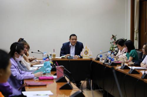 ส.ป.ก. ประชุมเตรียมงานคณะทำงานฝ่ายสถานที่ และคณะทำงานฝ่ายต้อนรับและอาหาร เนื่องในโอกาสวันคล้ายวันสถาปนา ส.ป.ก. ๔๕ ปี