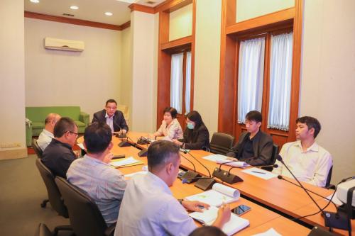 รองเลขาธิการ ส.ป.ก. ประชุมเตรียมการ ก่อนร่วมประชุมคณะทำงานขับเคลื่อนและปฏิบัติการแก้ไขปัญหาที่ดินทำกิน พื้นที่ในเขตปฏิรูปที่ดินจังหวัดกระบี่