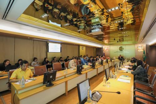 ส.ป.ก. ร่วมประชุมคณะกรรมการกำกับและติดตามประเมินผลการขับเคลื่อนนโยบายของคณะรัฐมนตรีในส่วนที่เกี่ยวข้องกับกระทรวงเกษตรและสหกรณ์ (กกก.) ครั้งที่ ๓/๒๕๖๓