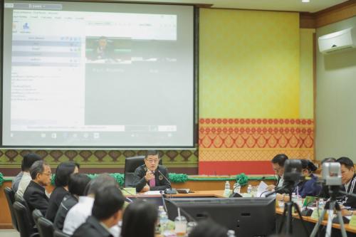 ส.ป.ก. ประชุมทางไกลออนไลน์ (Web Conference) เรื่อง เร่งรัดการดำเนินงานตามมติ ครม.