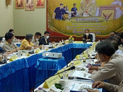 ผู้ตรวจราชการ ส.ป.ก. ร่วมประชุมการตรวจติดตามผลการดำเนินงานโครงการตามแผนการตรวจราชการของผู้ตรวจราชการกระทรวงเกษตรและสหกรณ์ เขตตรวจราชการที่ ๑๕, ๑๗ ประจำปีงบประมาณ พ.ศ. ๒๕๖๓ รอบที่ ๑ ณ ห้องประชุมสำนักงานเกษตรและสหกรณ์จังหวัดตาก