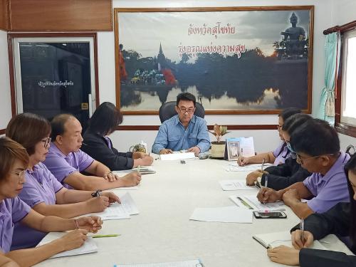ผู้ตรวจราชการ ส.ป.ก. ประชุมตรวจติดตามผลความก้าวหน้าการดำเนินงานตามแผนงาน/โครงการ ประจำปีงบประมาณ พ.ศ. ๒๕๖๓ รอบที่ ๑ ของสำนักงานการปฏิรูปที่ดินจังหวัดสุโขทัย 