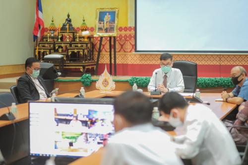 ส.ป.ก. ประชุมการปรับปรุงข้อมูลแผนที่เชิงเลข (Digital Map) ฐานข้อมูลที่ดิน (ALRO Land) และสารบบที่ดิน ผ่านทางระบบการประชุมทางไกลออนไลน์แบบ Web Conference ครั้งที่ ๑/๒๕๖๓