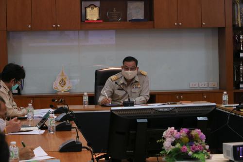 รองเลขาธิการ ส.ป.ก.ประชุมคณะทำงานแก้ไขปัญหาการจัดสรรที่ดินให้เกษตรกรชุมชนสาธิตวลัยลักษณ์พัฒนา ครั้งที่ ๒/๒๕๖๓ ผ่านระบบ Video Conference