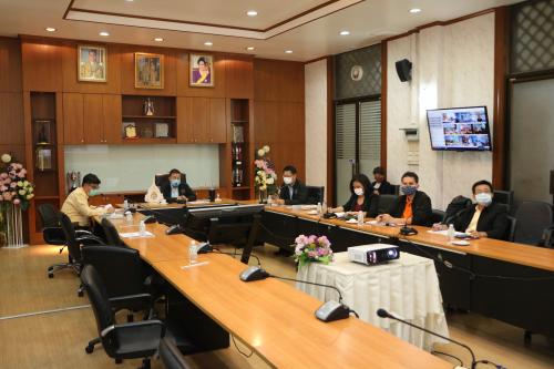 ส.ป.ก. ประชุมงานพัฒนาแหล่งน้ำและถนนในเขตปฏิรูปที่ดินผ่านระบบ Video Conference