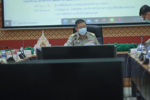 ส.ป.ก.ประชุมคณะกรรมการอำนวยการ และคณะทำงานดำเนินงานถวายผ้ากฐินพระราชทาน ประจำปี พ.ศ.๒๕๖๓ ครั้งที่ ๑/๒๕๖๓