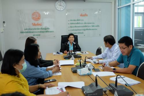 ผู้ตรวจราชการกรม (ส.ป.ก.) ประชุมตรวจราชการและติดตามเร่งรัดผลการดำเนินงานตามแผนงาน/โครงการ ของ ส.ป.ก.นครราชสีมา ประจำปีงบประมาณ พ.ศ. ๒๕๖๓ รอบที่ ๒ ณ ห้องประชุม ส.ป.ก.นครราชสีมา