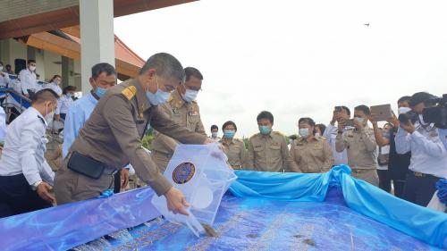 ส.ป.ก. ร่วมพิธีปล่อยพันธุ์สัตว์น้ำ เนื่องในโอกาสวันเฉลิมพระชนมพรรษา สมเด็จพระนางเจ้าสิริกิติ์ พระบรมราชินีนาถ พระบรมราชชนนีพันปีหลวง ๑๒ สิงหาคม ๒๕๖๓