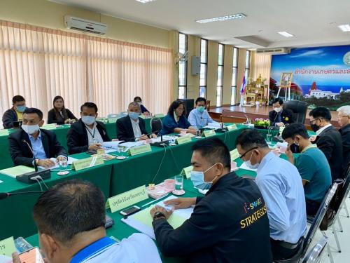 ส.ป.ก. ร่วมประชุมการตรวจติดตามความก้าวหน้าผลการดำเนินงานตามแผนการตรวจราชการ และการขับเคลื่อนแบบบูรณาการในพื้นที่ของผู้ตรวจราชการกระทรวงเกษตรและสหกรณ์ ปีงบประมาณ ๒๕๖๓ รอบที่ ๒ จังหวัดเพชรบุรี