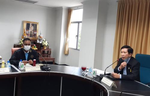 หัวหน้าผู้ตรวจราชการ ส.ป.ก.ร่วมประชุมตรวจติดตามความก้าวหน้าผลการดำเนินงานตามแผนการตรวจราชการ และการขับเคลื่อนแบบบูรณาการในพื้นที่ของผู้ตรวจราชการกระทรวงเกษตรและสหกรณ์ ปีงบประมาณ พ.ศ. ๒๕๖๓ รอบที่ ๒ จังหวัดประจวบคีรีขันธ์