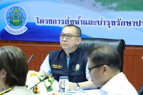 รองเลขาฯ ส.ป.ก. พร้อมคณะ รมว.กษ. ลงพื้นที่ตรวจราชการโครงการส่งน้ำและบำรุงรักษาประแสร์