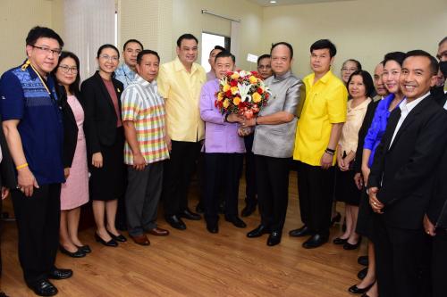 คณะผู้บริหาร ส.ป.ก. ร่วมแสดงความยินดี กับปลัดกระทรวงเกษตรและสหกรณ์ เนื่องในโอกาสเข้ารับตำแหน่ง