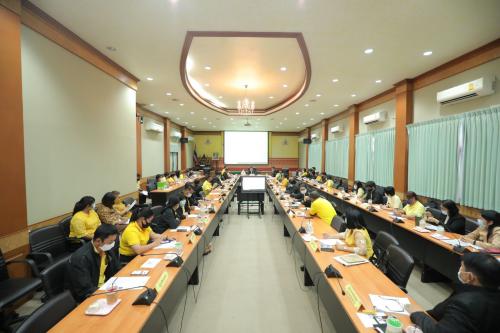 ส.ป.ก. ประชุมคณะกรรมการอำนวยการ และคณะทำงานดำเนินงานถวายผ้ากฐินพระราชทาน ของสำนักงานการปฏิรูปที่ดินเพื่อเกษตรกรรม ประจำปี พ.ศ.๒๕๖๓ ครั้งที่ ๓/๒๕๖๓