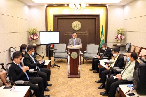 ส.ป.ก. ร่วมแถลงข่าวประจำสัปดาห์ กระทรวงเกษตรและสหกรณ์ ประจำวันที่ ๒๘ ตุลาคม ๒๕๖๓