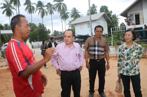ส.ป.ก. ตรวจเยี่ยมโครงการบ้านประชารัฐร่วมใจและการปฏิบัติงานของสำนักงานปฏิรูปที่ดิน จ.นราธิวาส