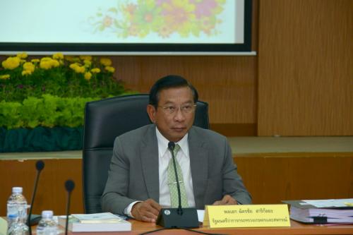 รมว.กษ. ประชุม คปก. ครั้งที่ ๔/๒๕๕๙ และแถลงข่าวแก่คณะสื่อมวลชน