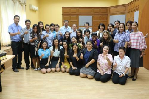 สำนักบริหารกลางร่วมอวยพรในโอกาสอำลาตำแหน่งกับเลขาธิการส.ป.ก.และผู้บริหารระดับสูงเนื่องในโอกาสเกษียณอายุราชการ