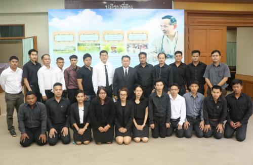 เลขาธิการ ส.ป.ก.ให้โอวาทและแนวทางการปฏิบัติงานแก่ข้าราชการบรรจุใหม่