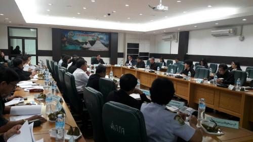 ผู้ตรวจราชการกรม เข้าร่วมประชุมการตรวจราชการของผู้ตรวจราชการกระทรวงเกษตรและสหกรณ์ เขต ๔ (นายเสนอ  ชูจันทร์) ณ จังหวัดกาญจนบุรี