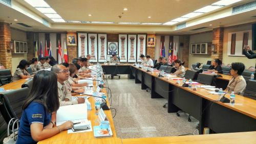 ผู้ตรวจราชการกรม เข้าร่วมประชุมการตรวจราชการของผู้ตรวจราชการกระทรวงเกษตรและสหกรณ์ เขต 4 (นายเสนอ  ชูจันทร์) ณ จังหวัดนครปฐม