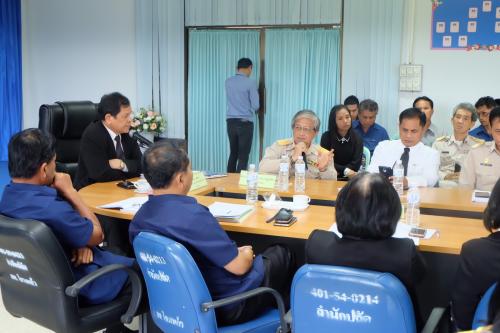 ผู้ตรวจราชการกรม เข้าร่วมประชุมติดตามผลการดำเนินงานโครงการตามแผนการตรวจราชการกระทรวงเกษตรและสหกรณ์ จังหวัดบุรีรัมย์
