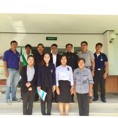 รองเลขาธิการ ส.ป.ก.ลงพื้นที่ ตรวจเยี่ยม ติดตามตรวจราชการและติดตามงานในเขตดำเนินการปฏิรูปที่ดิน จังหวัดศรีสะเกษ