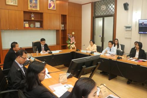 ส.ป.ก.จัดอบรมทางไกลผ่านเครือข่ายอินเตอร์เน็ต (web conference) เรื่อง ส.ป.ก.ร่วมใจ ต้านภัย คนโกง