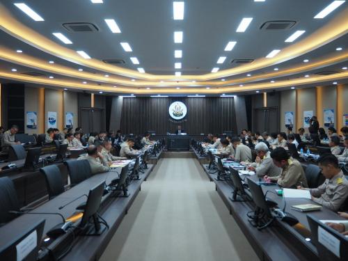 ส.ป.ก.ร่วมประชุมรับทราบนโยบายและแนวทางการดำเนินงานโครงการระบบกสิกรรมด้วยศาสตร์พระราชาลุ่มน้ำนำร่อง ๕ ลุ่มน้ำ