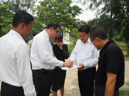 เลขาธิการ ส.ป.ก. พร้อมคณะตรวจเยี่ยม ส.ป.ก. ปทุมธานี และศูนย์เครื่องจักรกล จ.ปทุมธานี