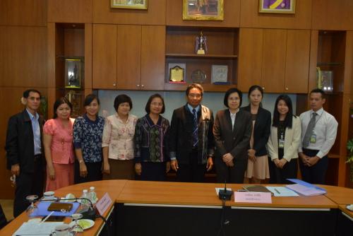 รองเลขาธิการส.ป.ก.ให้การต้อนรับรองเลขาธิการคณะรัฐมนตรี สำนักเลขาธิการคณะรัฐมนตรี ในโอกาสแลกเปลี่ยนความคิดเห็นระหว่าง ๒ หน่วยงาน