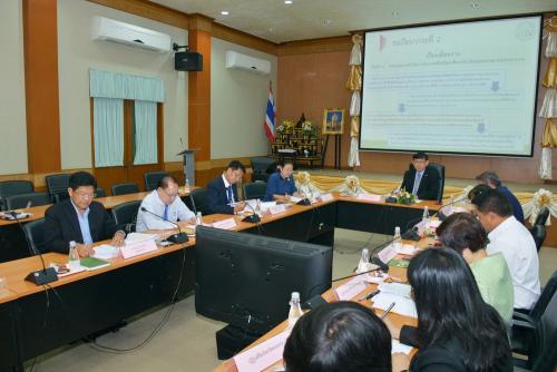 ส.ป.ก.ประชุมคณะทำงานตรวจสอบผลการดำเนินงานตามโครงการแก้ไขปัญหาที่ดินทำกินให้เกษตรกรสภาประชาชน ๔ ภาค ณ ห้องประชุมไชยยงค์ ชูชาติ ส.ป.ก.ถนนราชดำเนินนอก