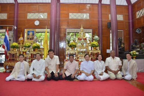 ส.ป.ก.ร่วมกิจกรรมถวายเทียนพรรษาและผ้าอาบน้ำฝน ของกระทรวงเกษตรและสหกรณ์ ณ วัดปรินายก เขตพระนคร กรุงเทพฯ