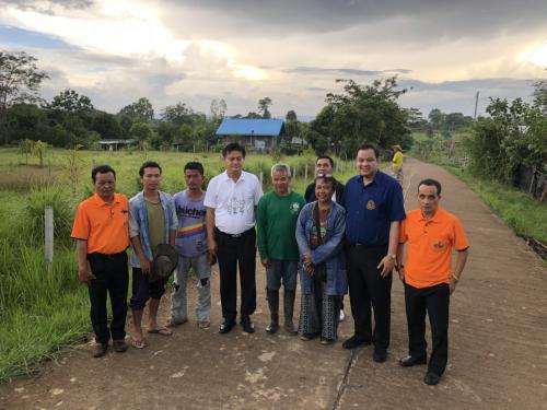 เลขาธิการ ส.ป.ก. ตรวจติดตามผลการดำเนินงานการขับเคลื่อนงานปฏิรูปที่ดิน  จ.นครราชสีมา