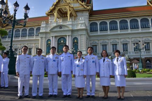 ส.ป.ก.ร่วมพิธีทำบุญตักบาตรและลงนามถวายพระพรเนื่องในโอกาสวันเฉลิมพระชนมพรรษา ๘๖ พรรษา สมเด็จพระนางเจ้าสิริกิติ์ พระบรมราชินีนาถ ในรัชกาลที่๙ ๑๒ สิงหาคม ๒๕๖๑ ณ มณฑลพิธีท้องสนามหลวง และพระบรมมหาราชวัง