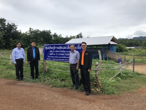 เลขาธิการ ส.ป.ก. ลงพื้นที่ตรวจราชการ ณ จังหวัดกาญจนบุรี