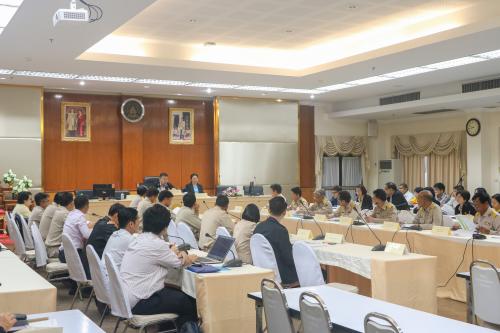 เลขาธิการ ส.ป.ก. พร้อมคณะ ลงพื้นที่ประชุมมอบนโยบายการปฏิบัติราชการ พร้อมรับฟังการรายงานความก้าวหน้าและปัญหาอุปสรรคในการขับเคลื่อนภารกิจของกลุ่ม ส.ป.ก.จังหวัดภาคใต้