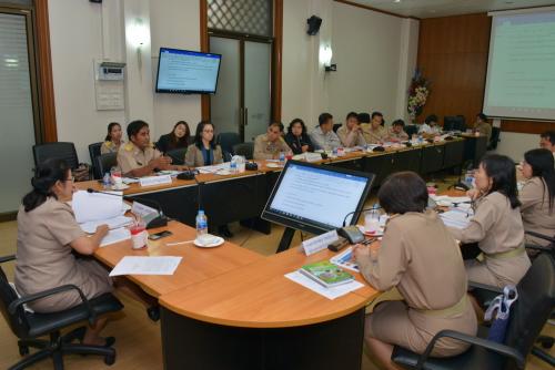 ส.ป.ก.ประชุมหารือแนวทางการแก้ไขปัญหาเกษตรกรโครงการสร้างความร่วมมือไตรภาคี(ไผ่กิมซุ่ง)จังหวัดกาญจนบุรี