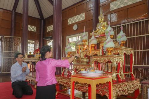 ส.ป.ก. ทำบุญเลี้ยงพระเพลเพื่ออุทิศส่วนกุศลแก่ เจ้าหน้าที่ ส.ป.ก.ผู้ล่วงลับไปแล้ว ณ วัดปรินายกวรวิหาร