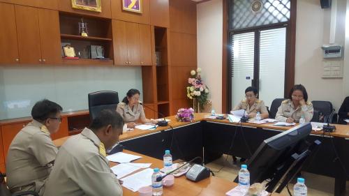 รองเลขาธิการส.ป.ก. ประชุมกำหนดประเด็นปัญหาที่จะใช้ในโครงการอบรมเชิงปฏิบัติการ หลักสูตร การเพิ่มศักยภาพการดำเนินงานการปฏิรูปที่ดิน ปี พ.ศ.๒๕๖๒