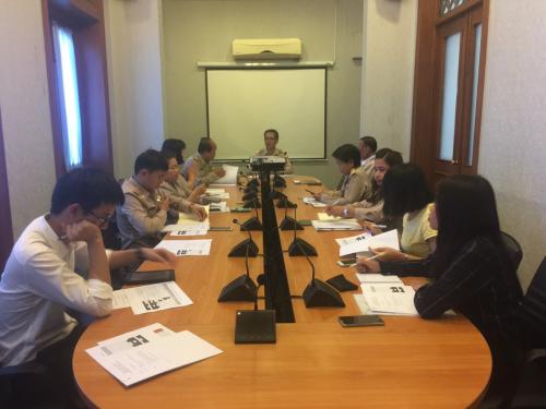 ส.ป.ก. ประชุมหารือการตรวจราชการของผู้ตรวจราชการกรม ร่วมกับผู้ช่วยผู้ตรวจราชการในการดำเนินงานตามแผนการตรวจราชการ ครั้งที่ ๑/๒๕๖๒